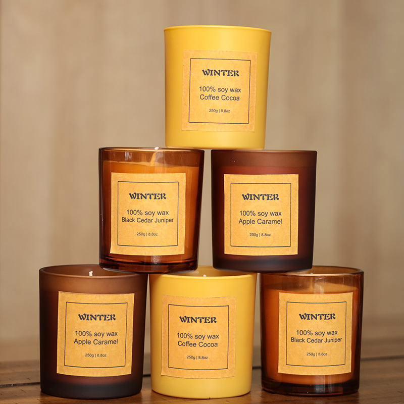 Autumn and winter fragrance long-lasting strong scented candle collection